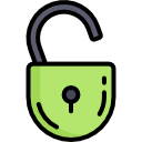 open padlock icon